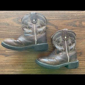 Justin Toddler Round Toe Cowboy Boots Size 11 $20